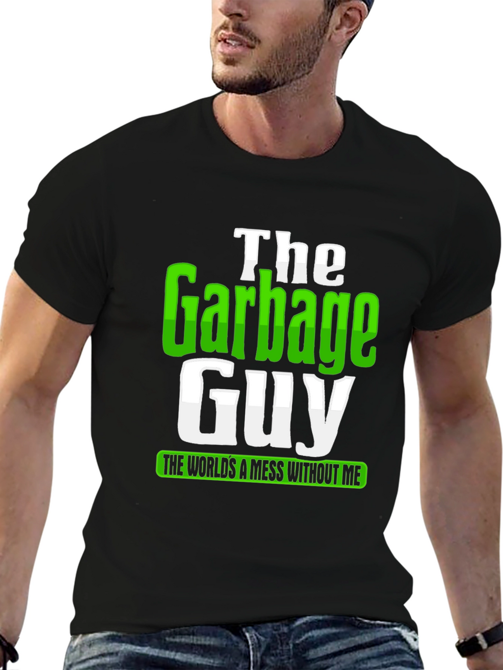 The Garbage Guy Funny Graphic T-Shirt
