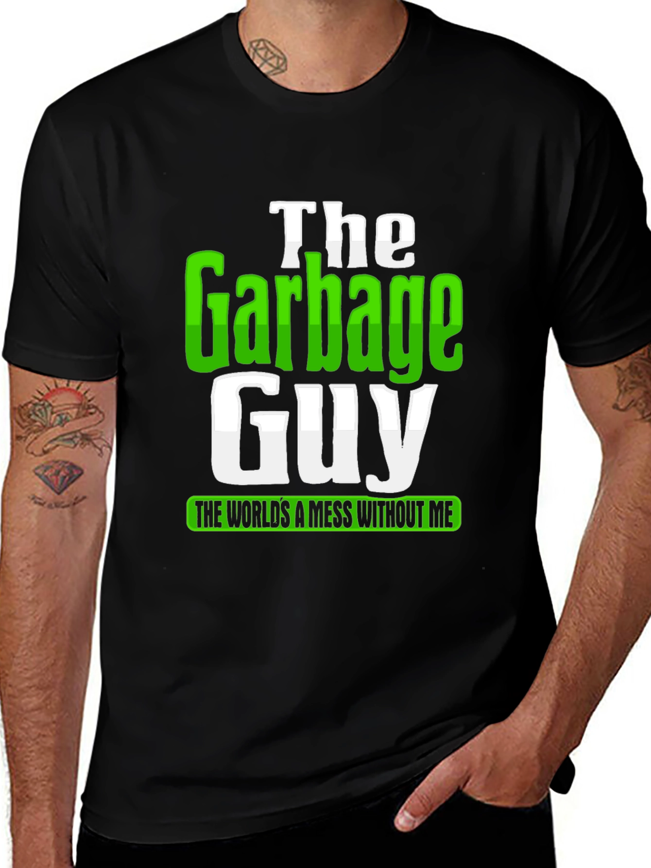 The Garbage Guy Funny Graphic T-Shirt
