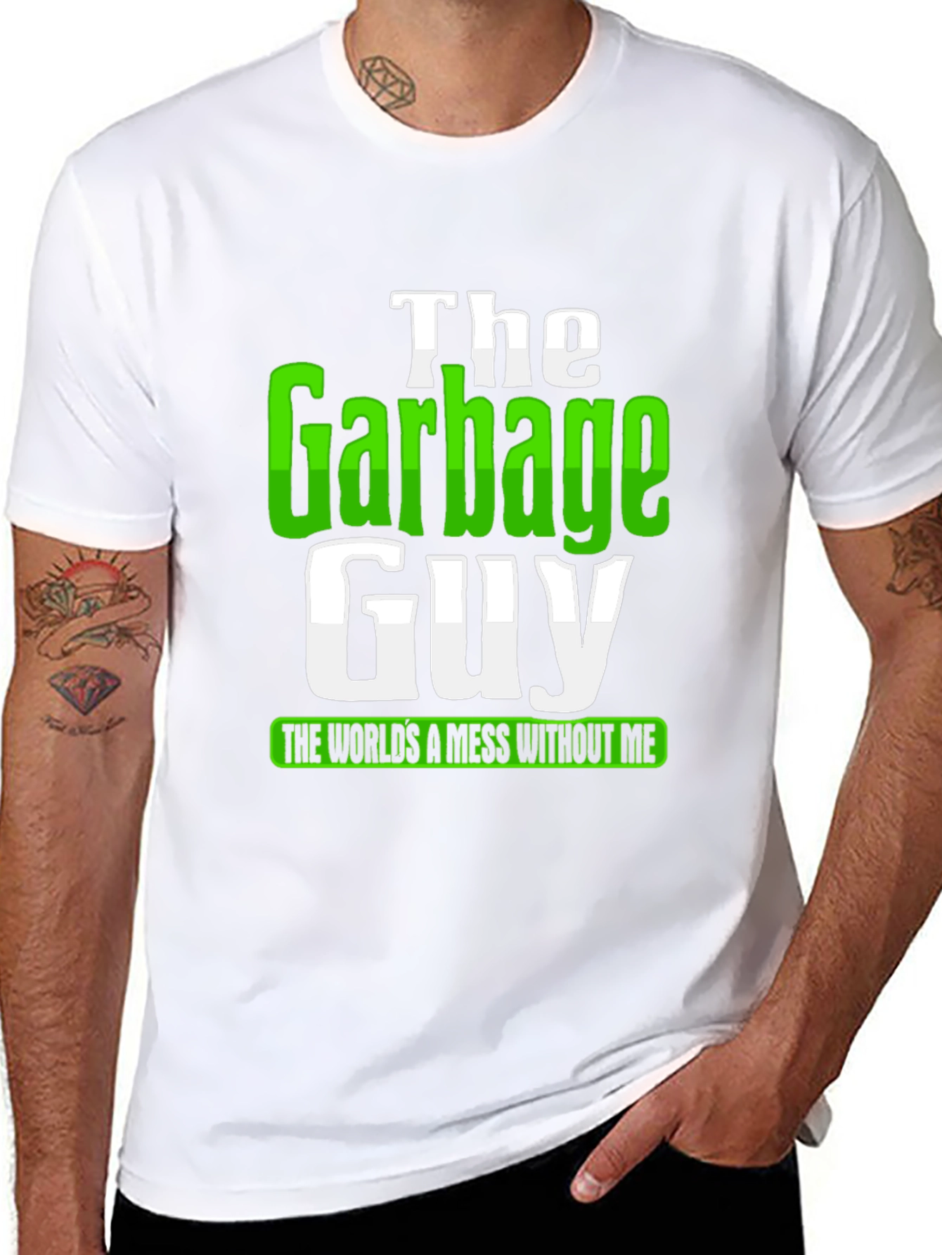 The Garbage Guy Funny Graphic T-Shirt