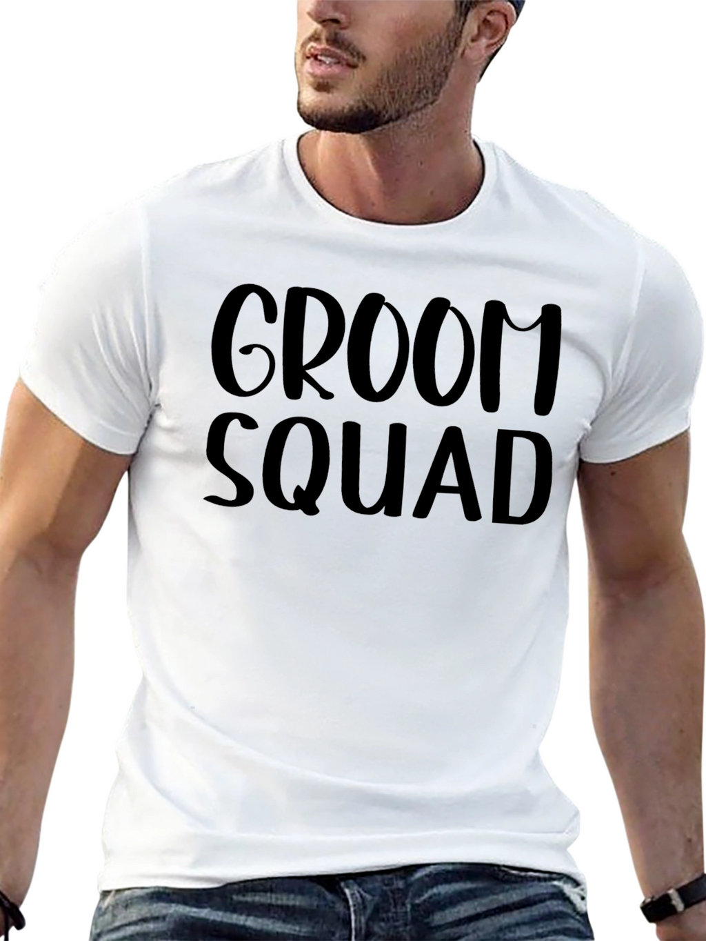 Groom Squad Crewneck T-Shirt
