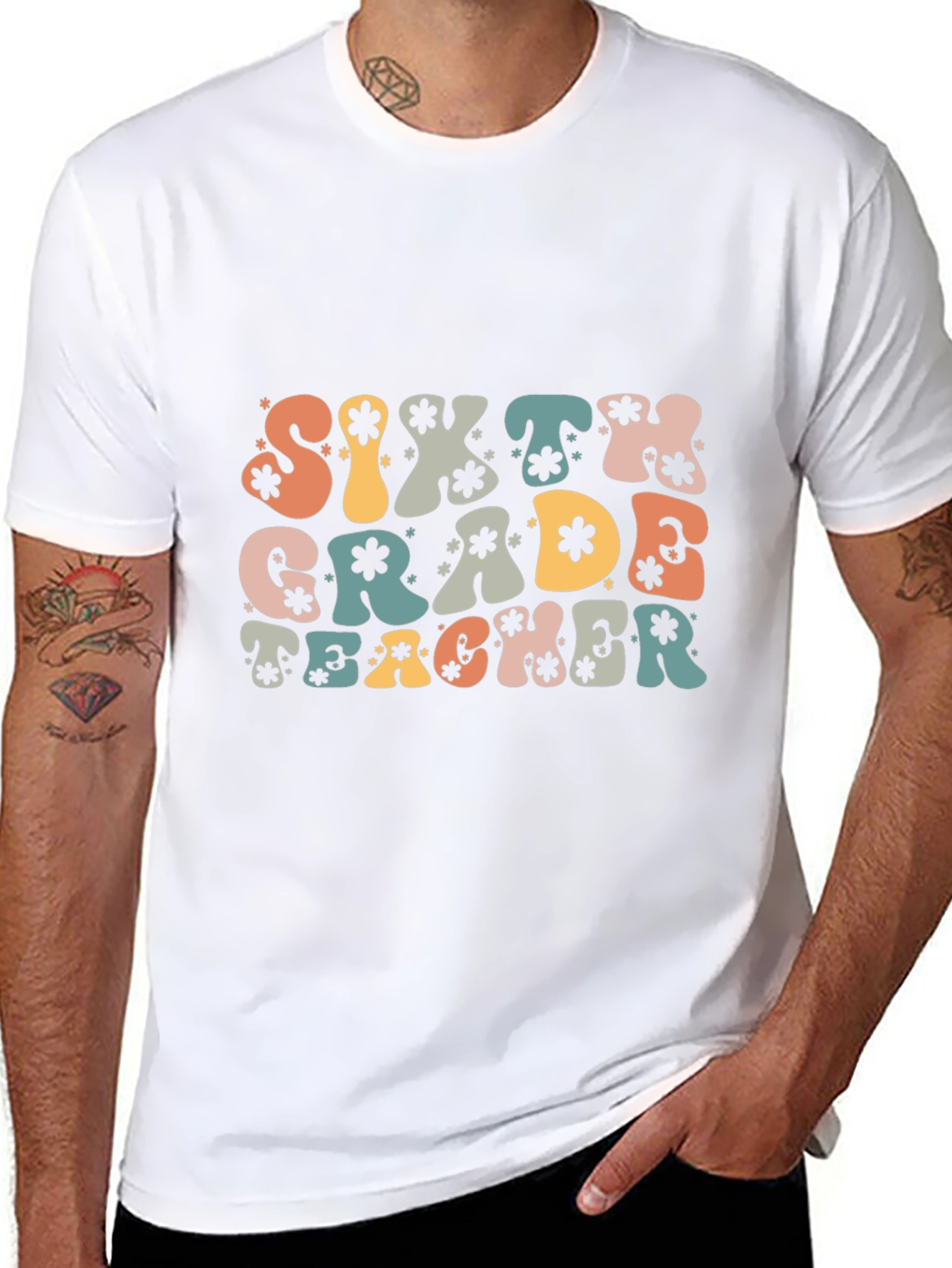 Sixth Grade Teacher Graphic T-Shirt