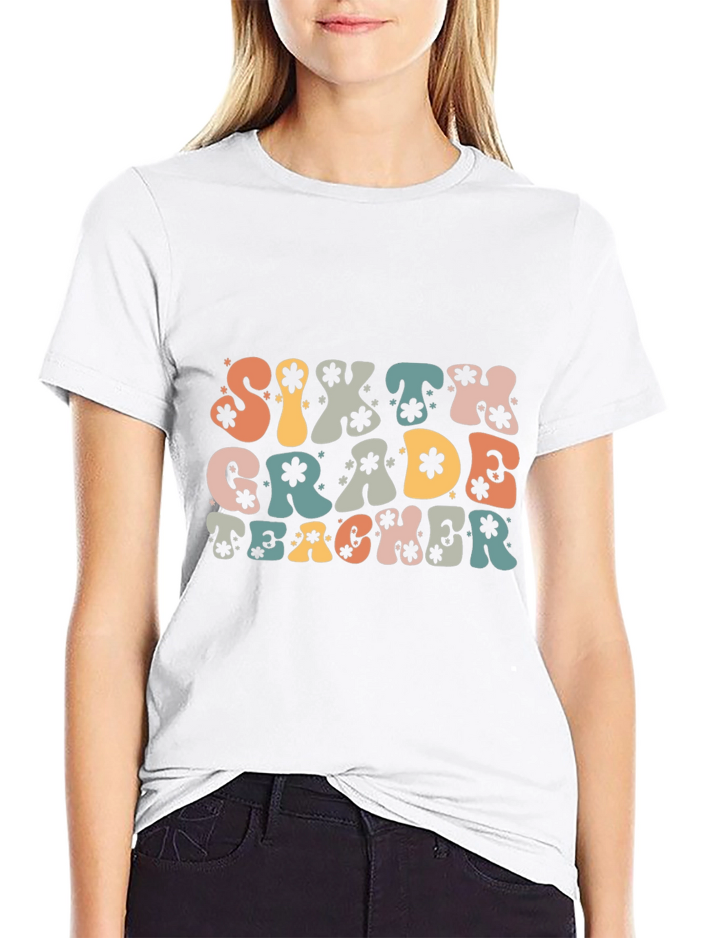 Sixth Grade Teacher Graphic T-Shirt