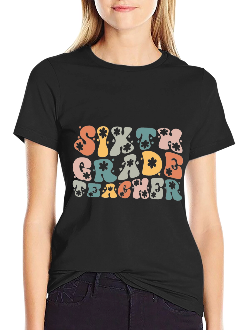Sixth Grade Teacher Graphic T-Shirt