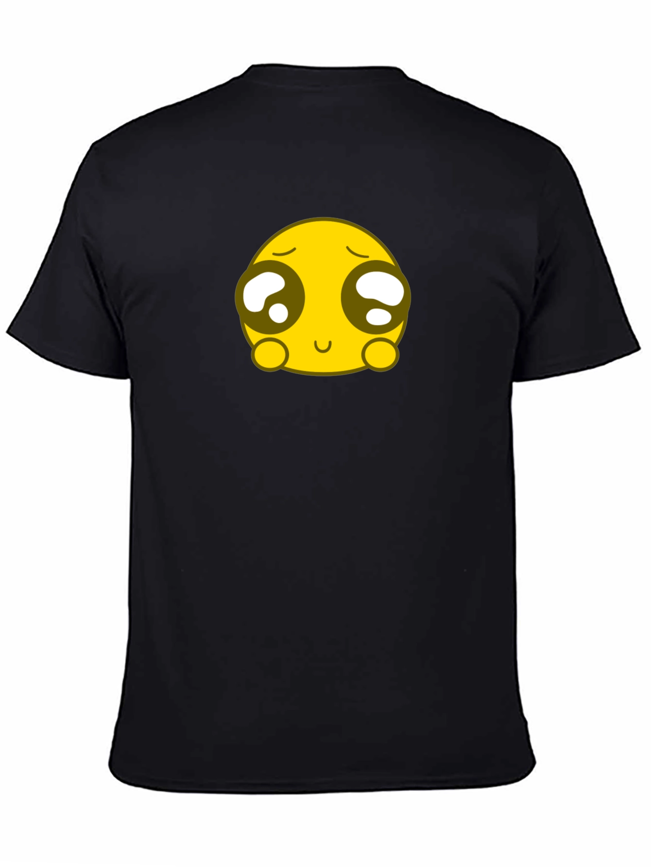 Cute Emoji Black T-Shirt