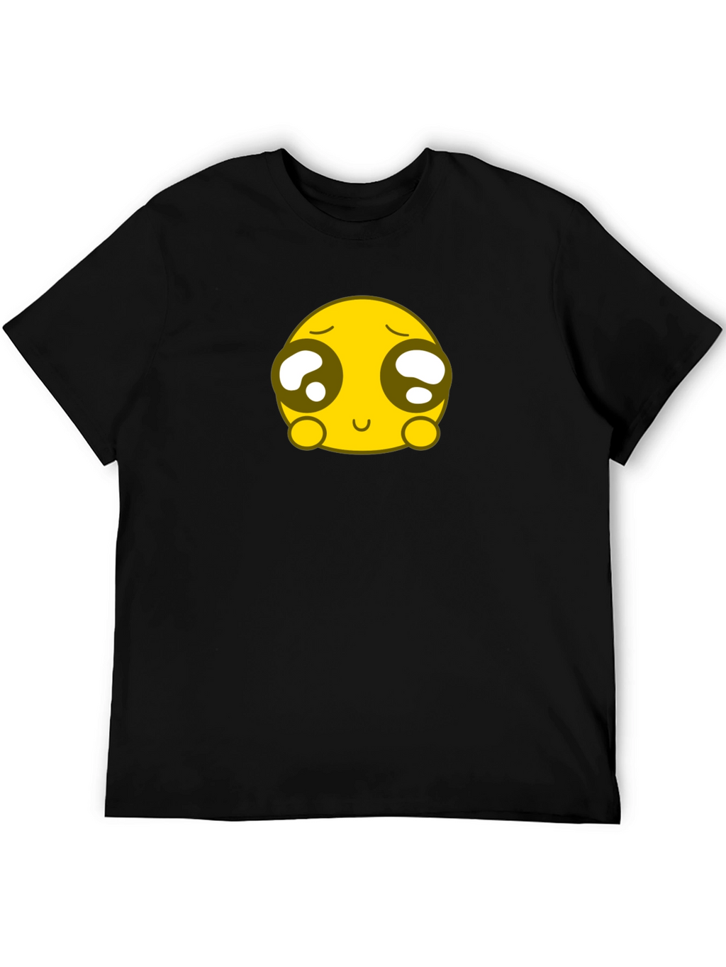 Cute Emoji Black T-Shirt