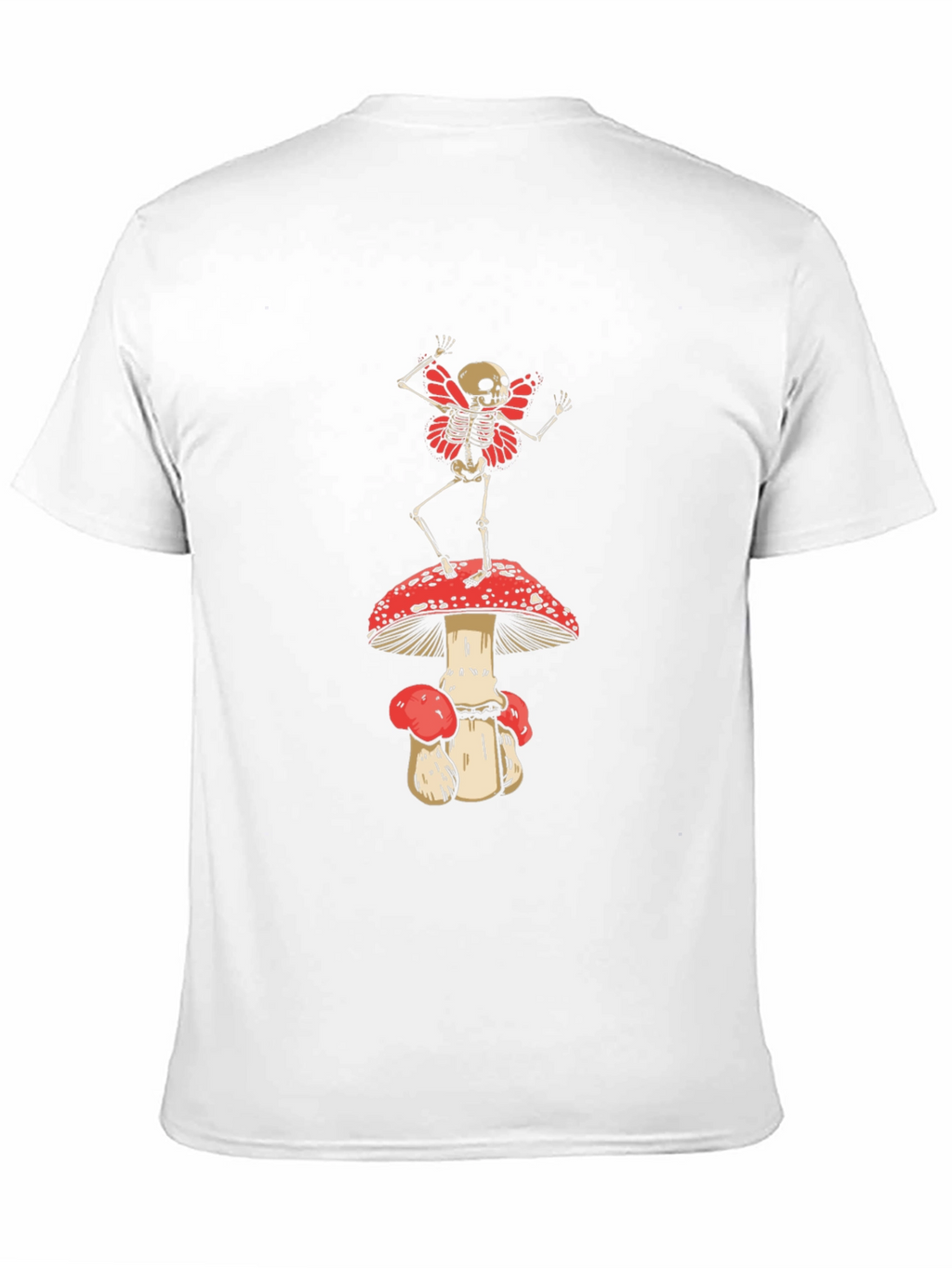 Skeleton Fairy on Mushroom T-Shirt