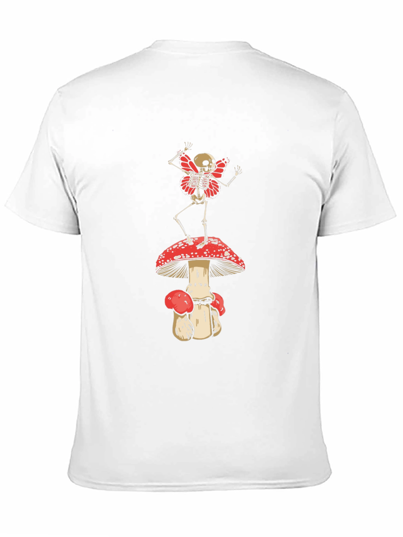 Skeleton Fairy on Mushroom T-Shirt