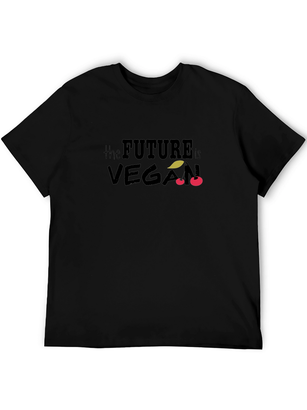 Vegan Future Black T-Shirt