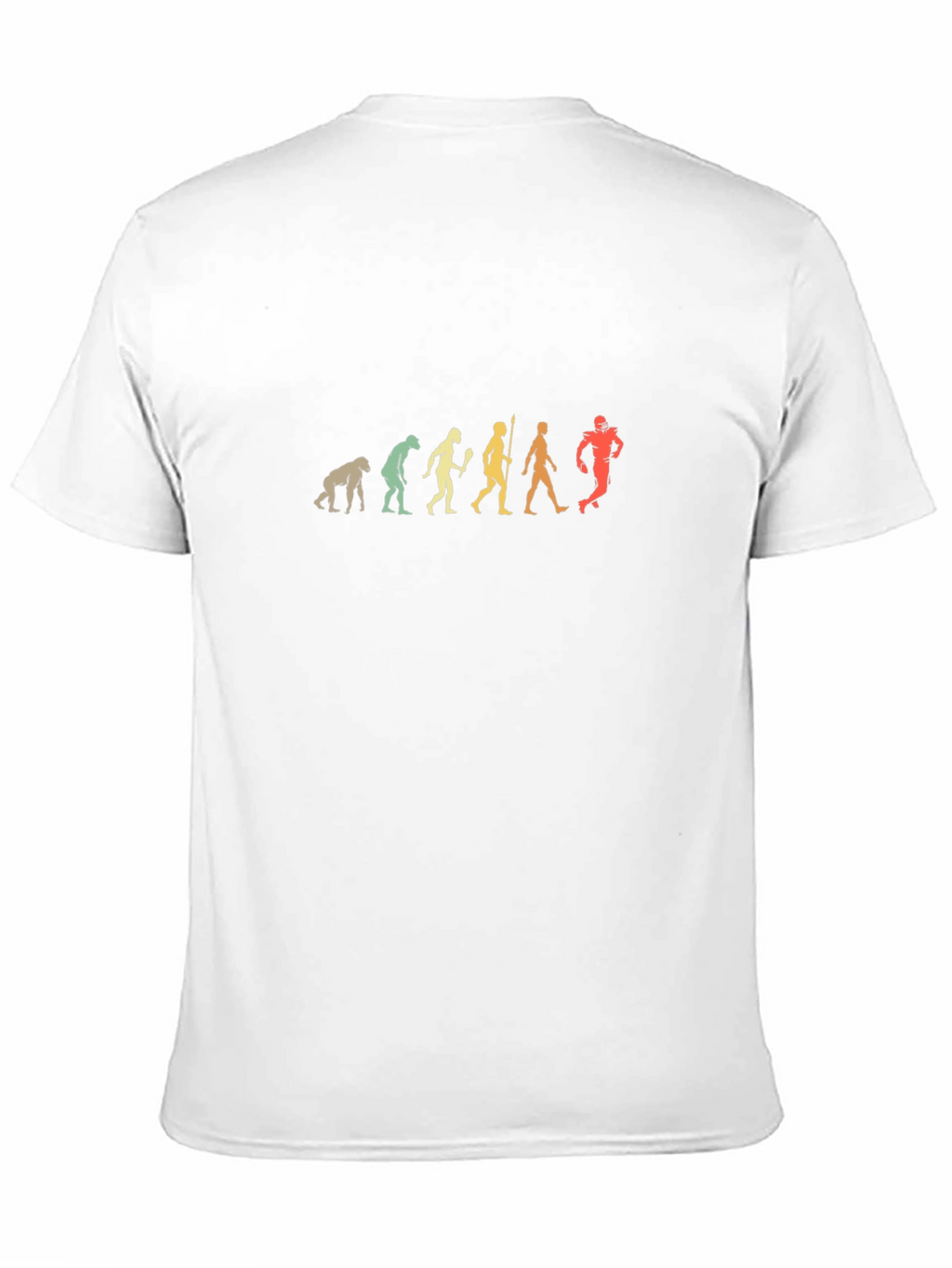 Evolution of Football Black T-Shirt