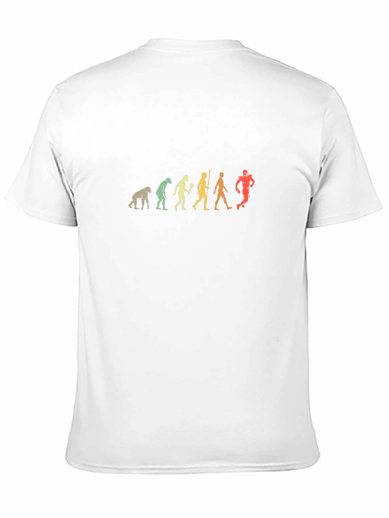 Evolution of Football Black T-Shirt