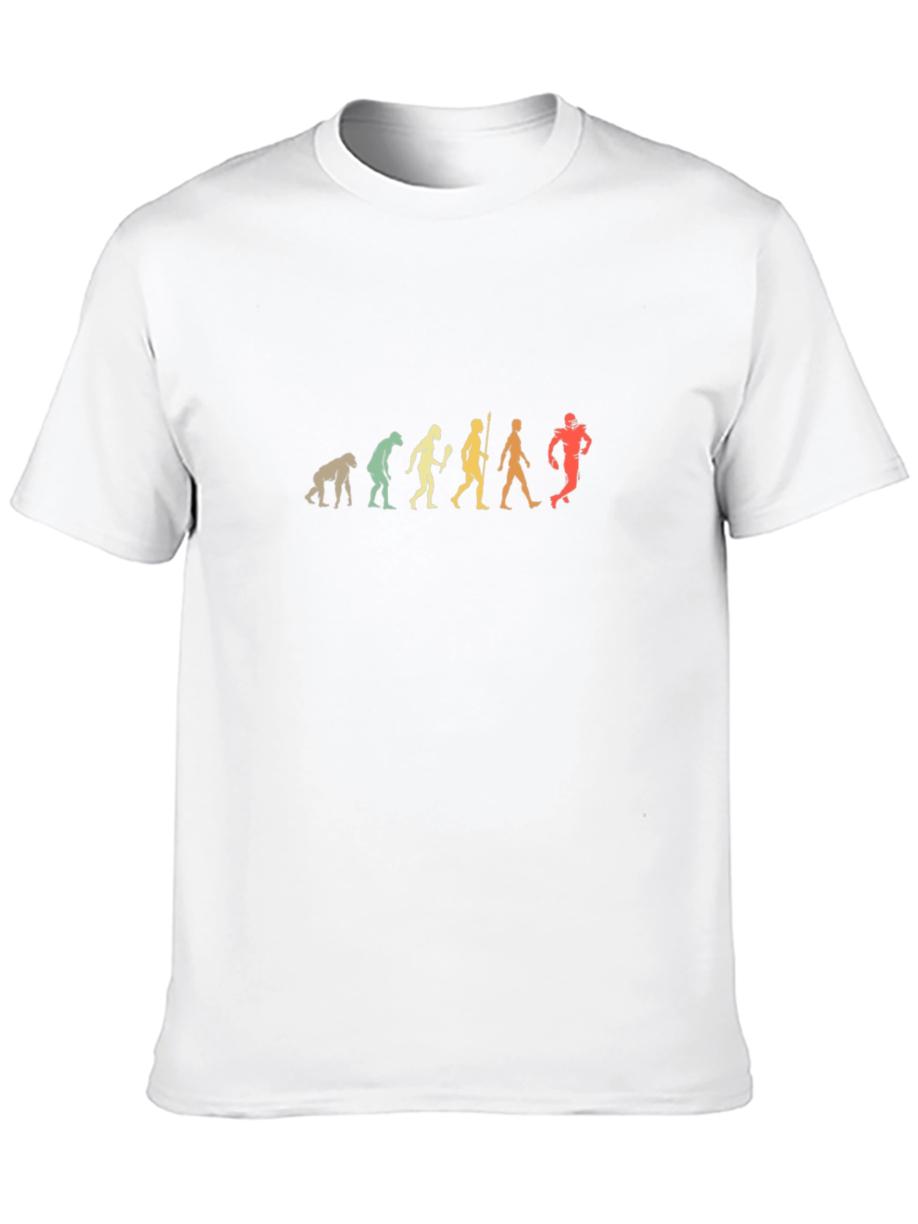 Evolution of Football Black T-Shirt
