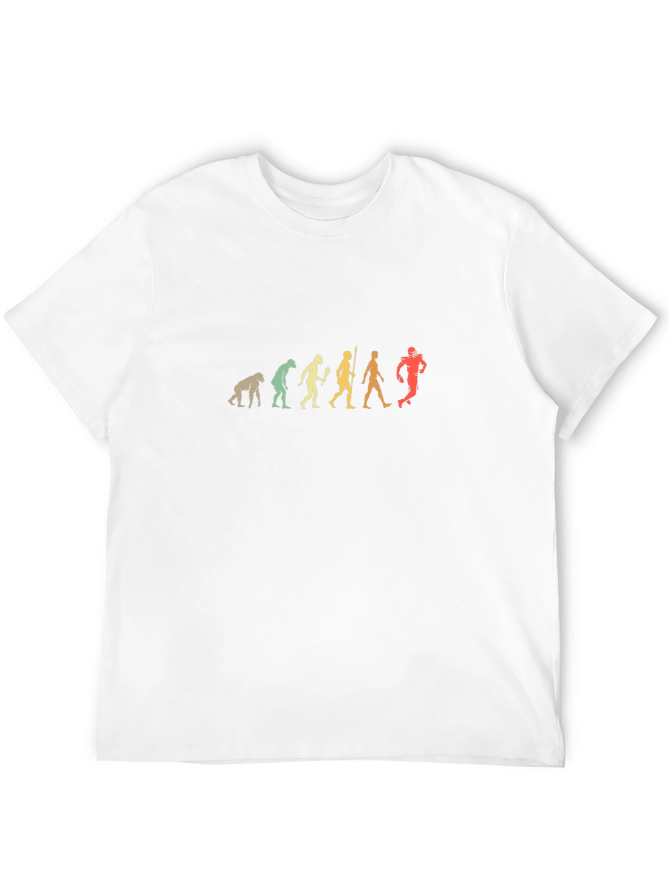 Evolution of Football Black T-Shirt