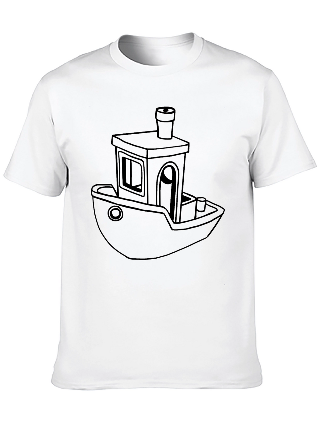 3D Printer Benchy Boat Black T-Shirt