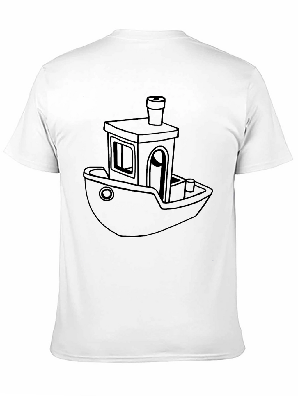 3D Printer Benchy Boat Black T-Shirt