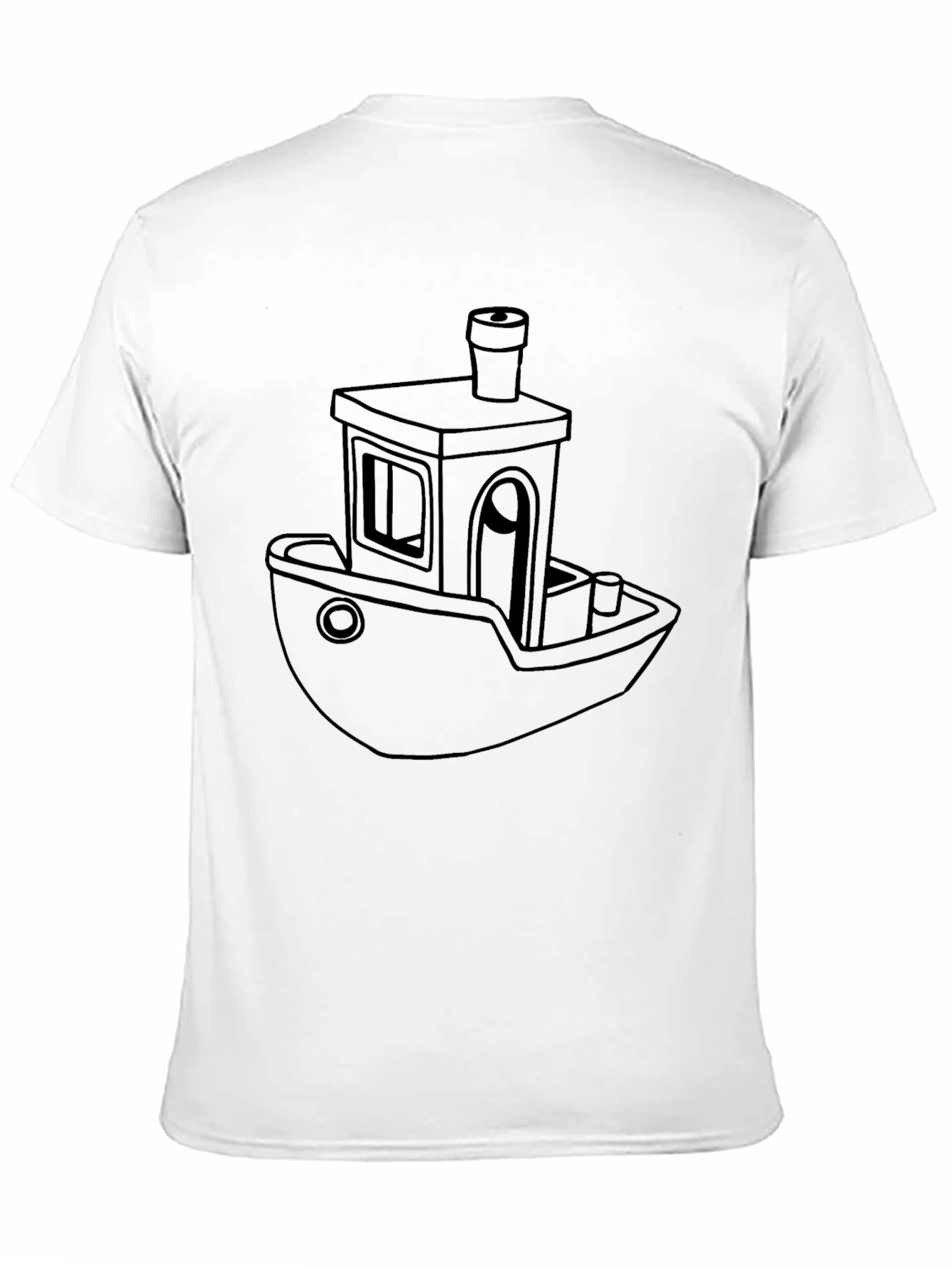 3D Printer Benchy Boat Black T-Shirt