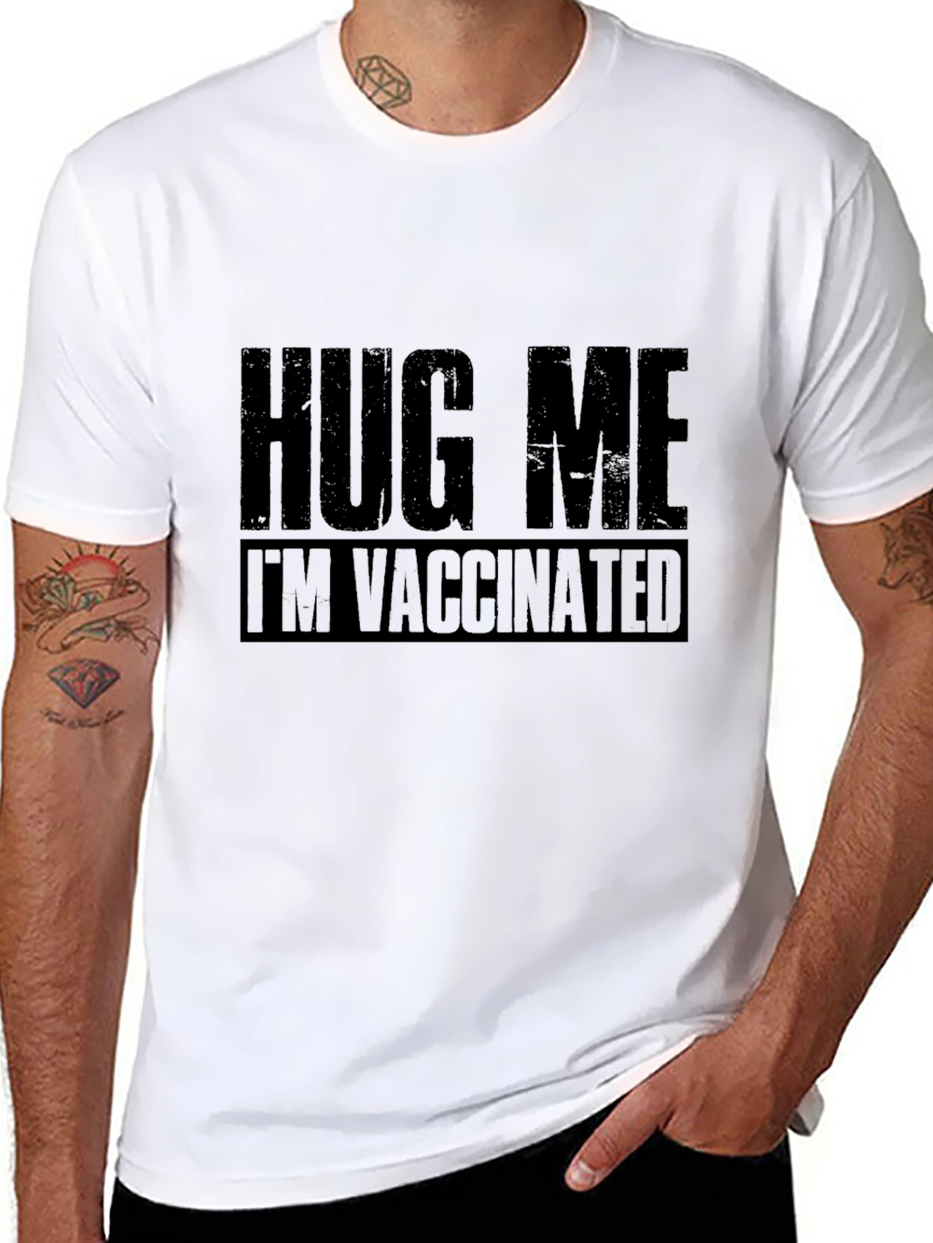 Hug Me Im Vaccinated T-Shirt