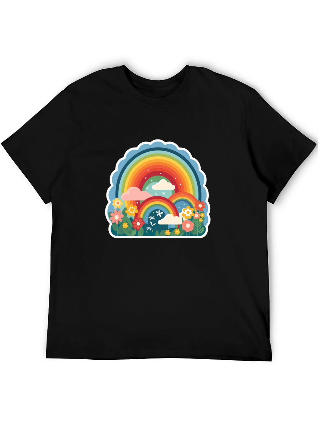 Rainbow Fields Graphic Tee - Comfort Fit