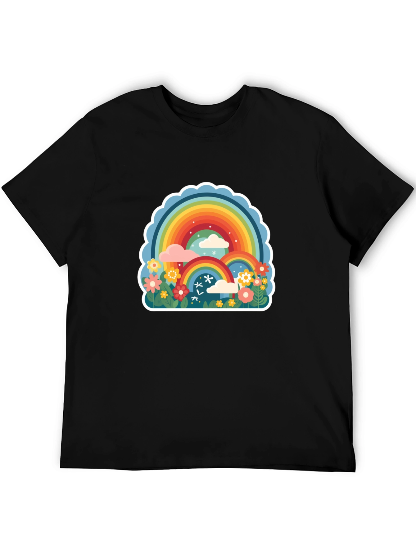 Rainbow Fields Graphic Tee - Comfort Fit