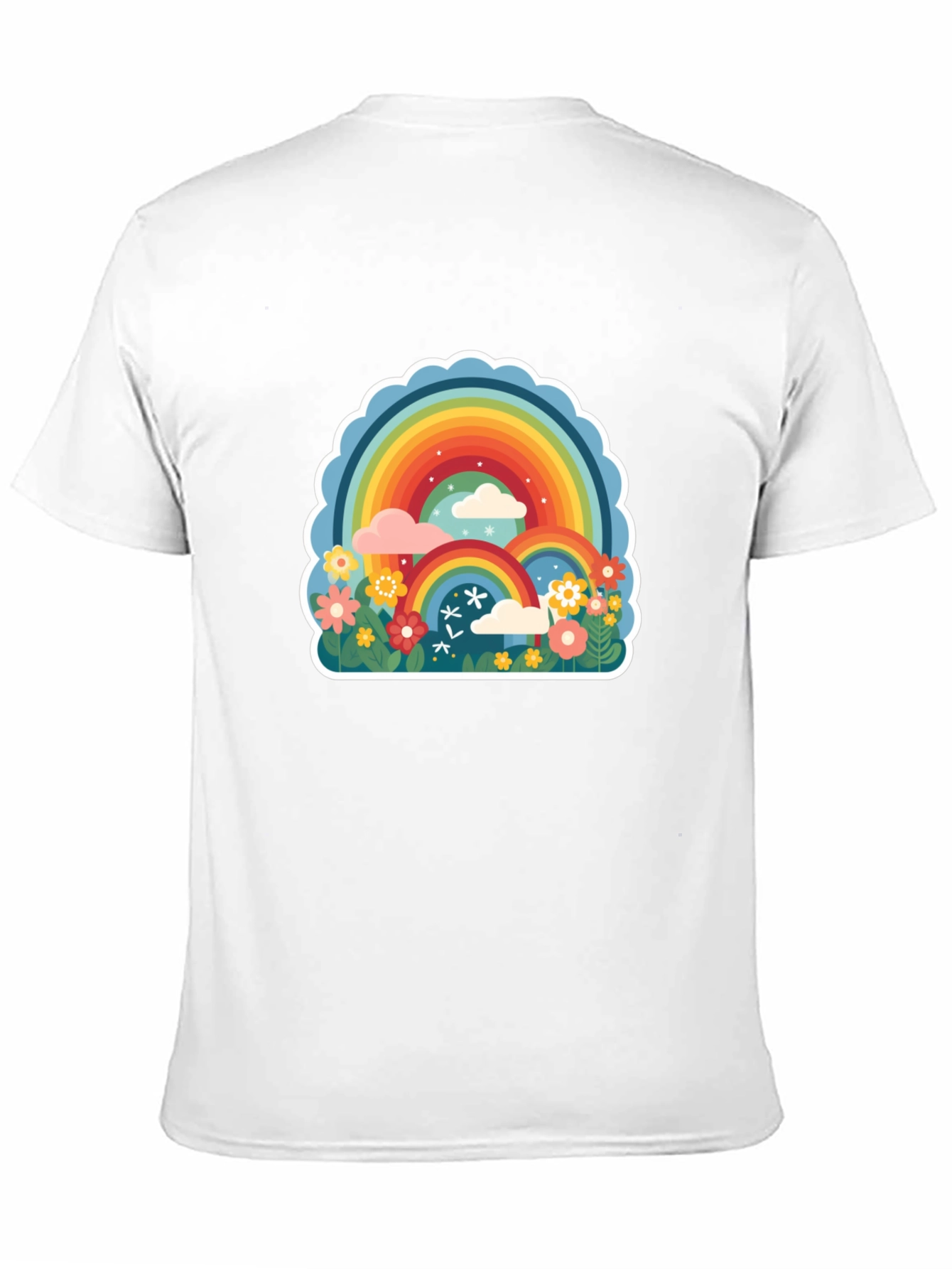 Rainbow Fields Graphic Tee - Comfort Fit