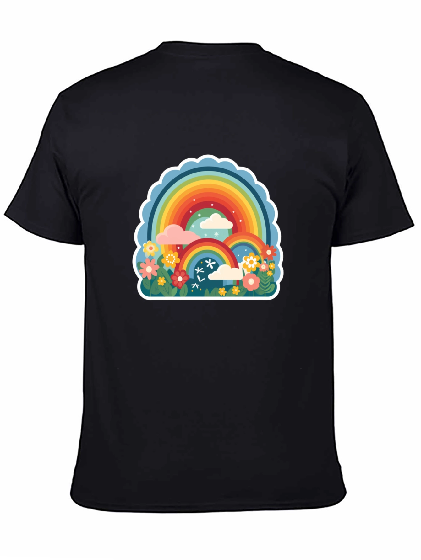 Rainbow Fields Graphic Tee - Comfort Fit