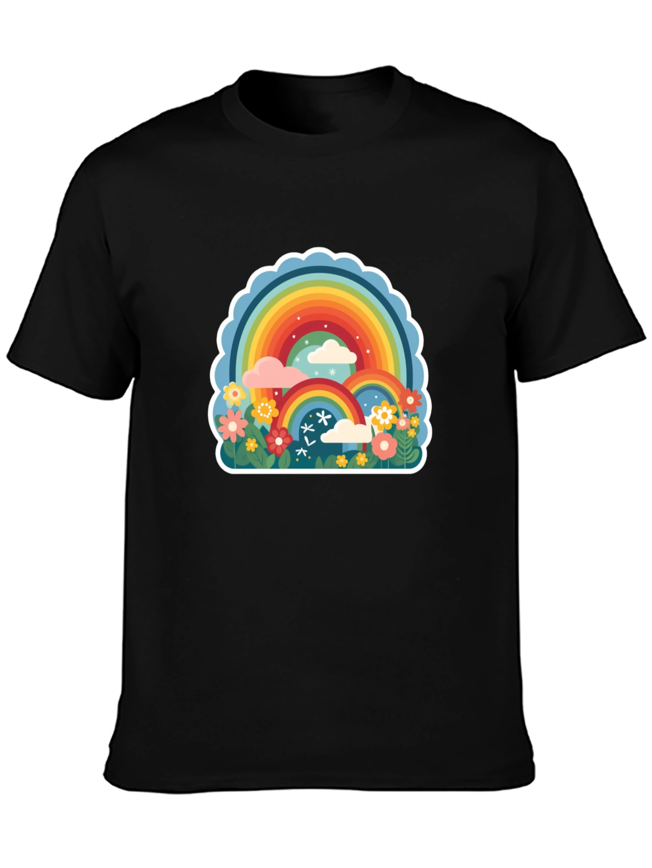 Rainbow Fields Graphic Tee - Comfort Fit