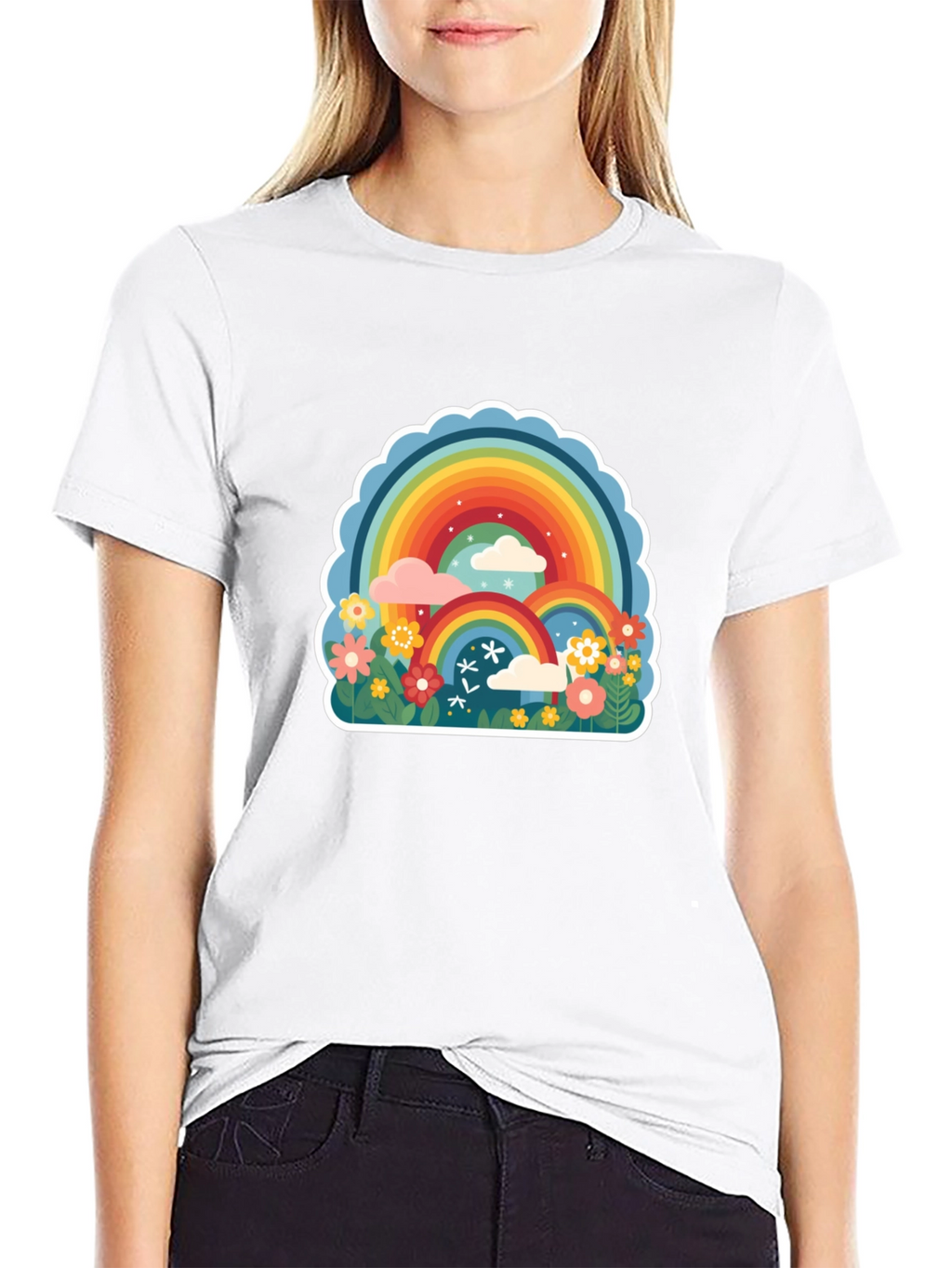 Rainbow Fields Graphic Tee - Comfort Fit
