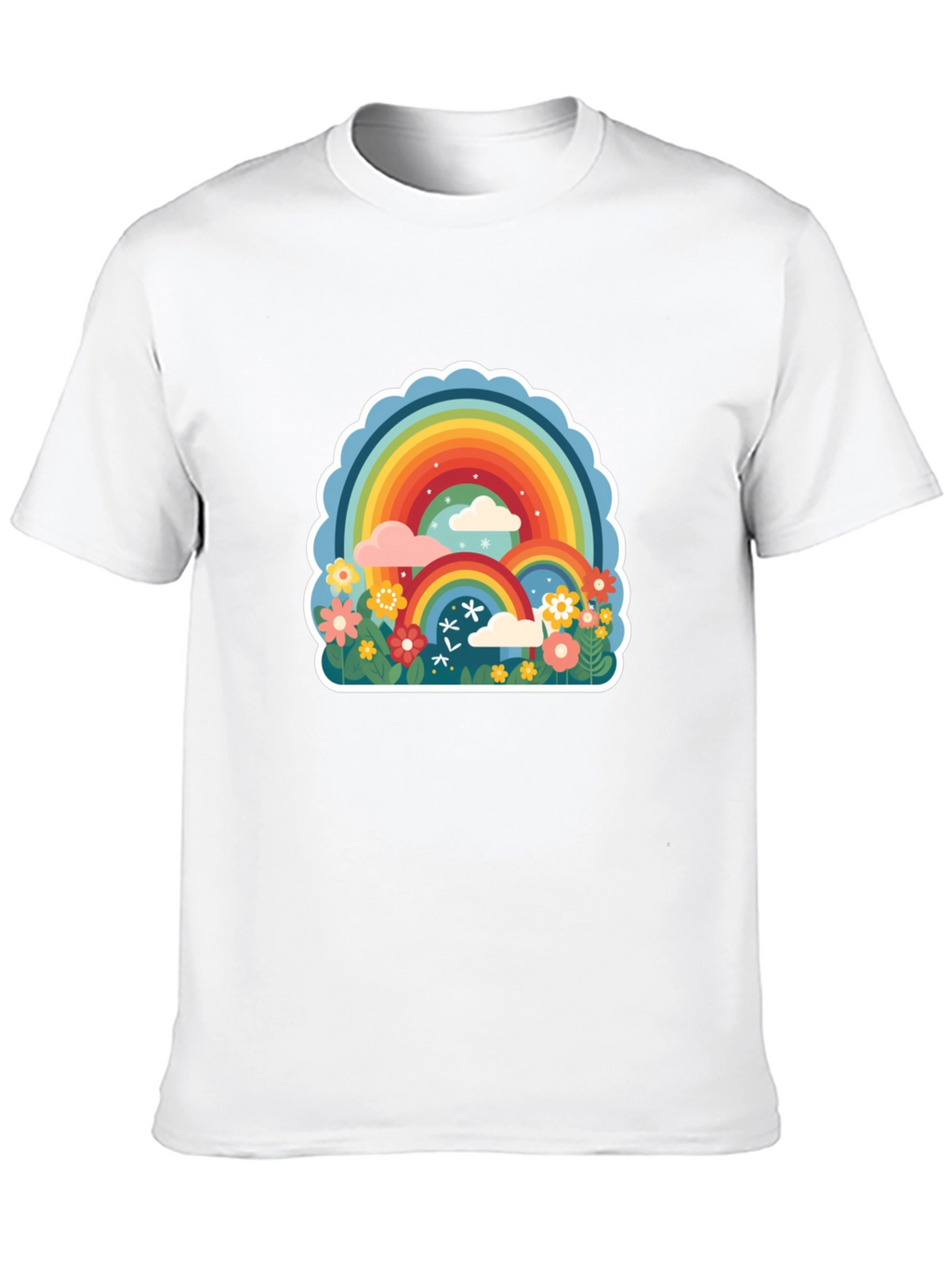 Rainbow Fields Graphic Tee - Comfort Fit