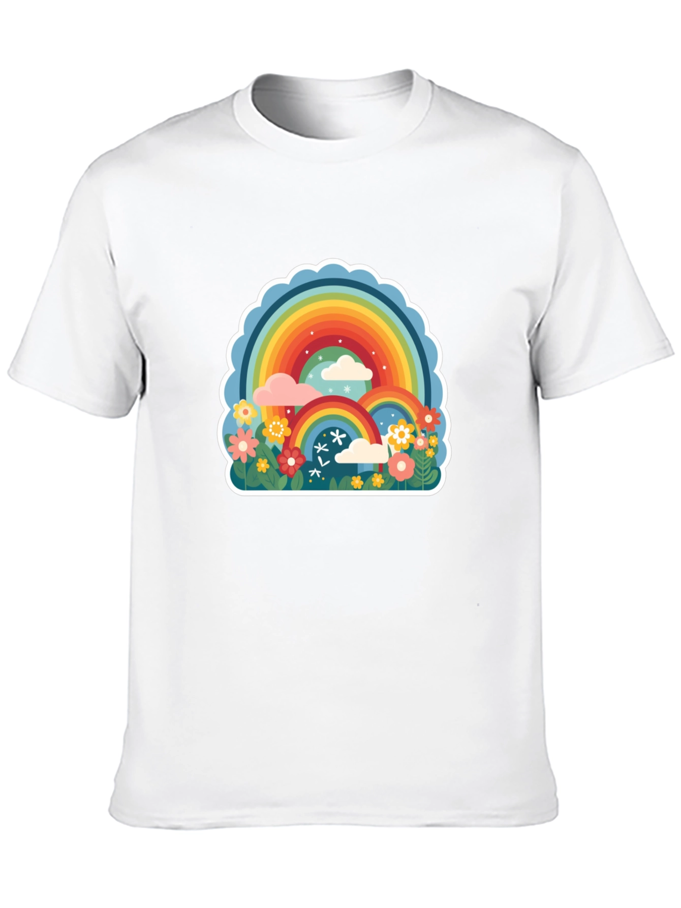 Rainbow Fields Graphic Tee - Comfort Fit