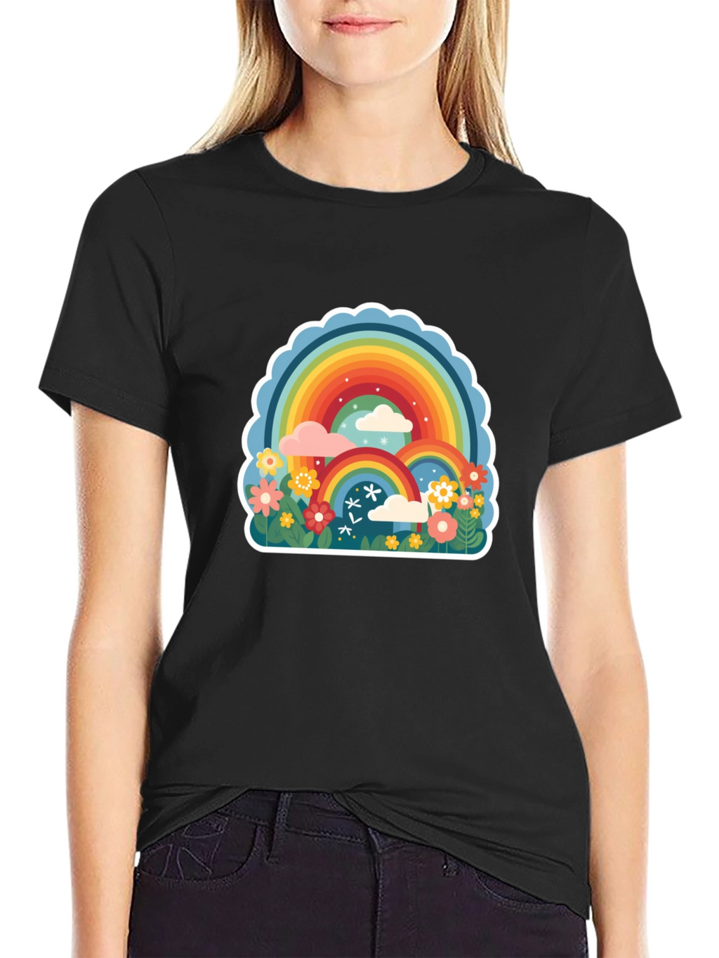 Rainbow Fields Graphic Tee - Comfort Fit