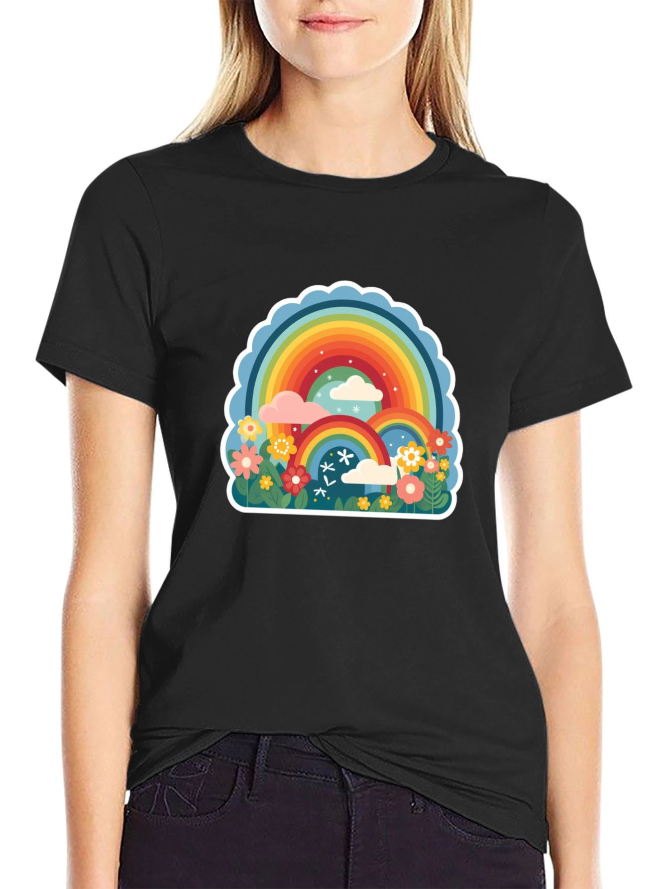 Rainbow Fields Graphic Tee - Comfort Fit