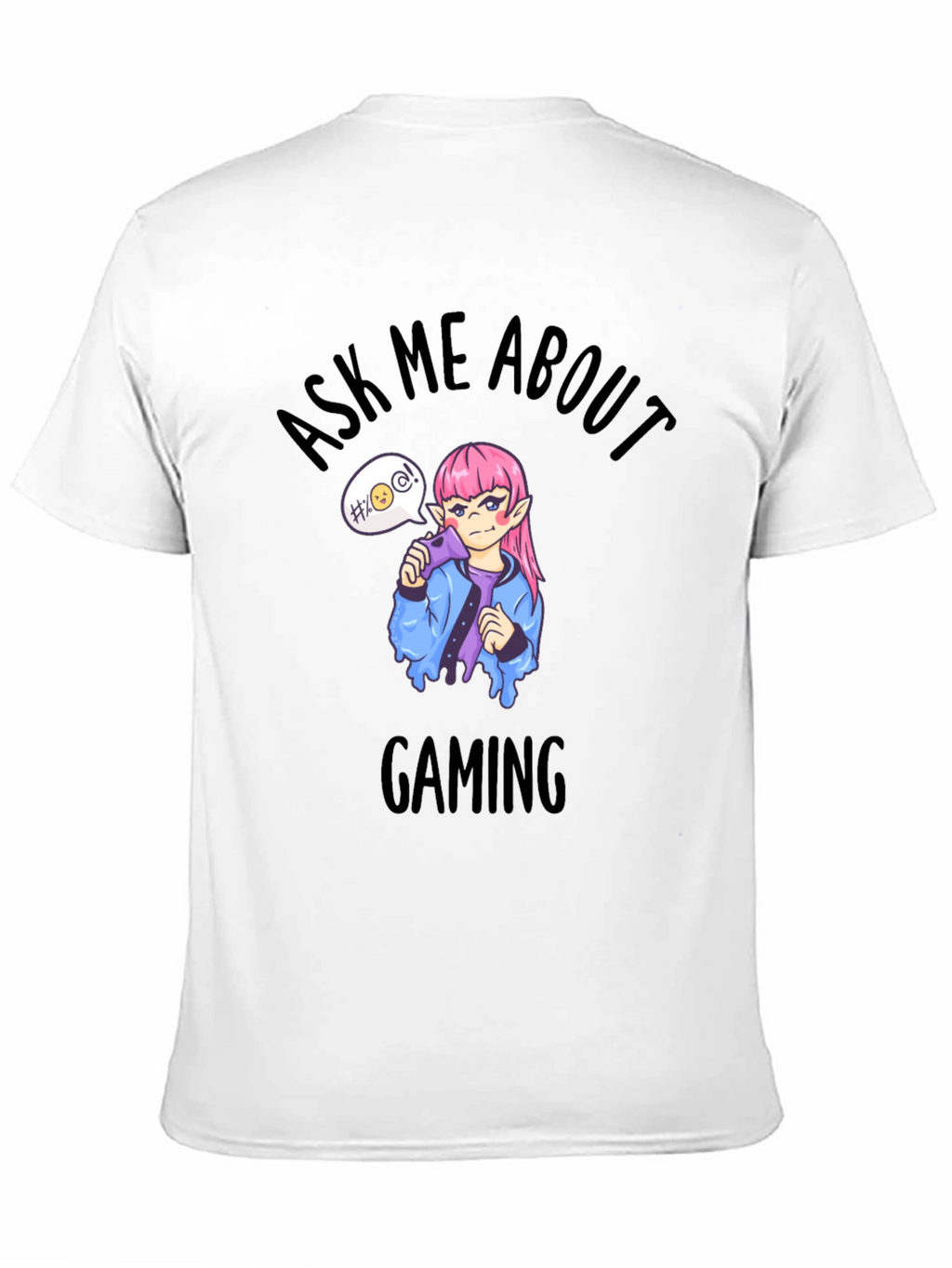 Ask Me About Gaming Black T-Shirt