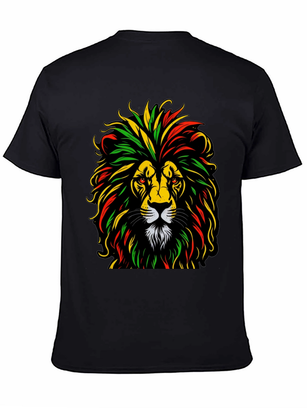 Rasta Lion Graphic Tee - Reggae Vibes