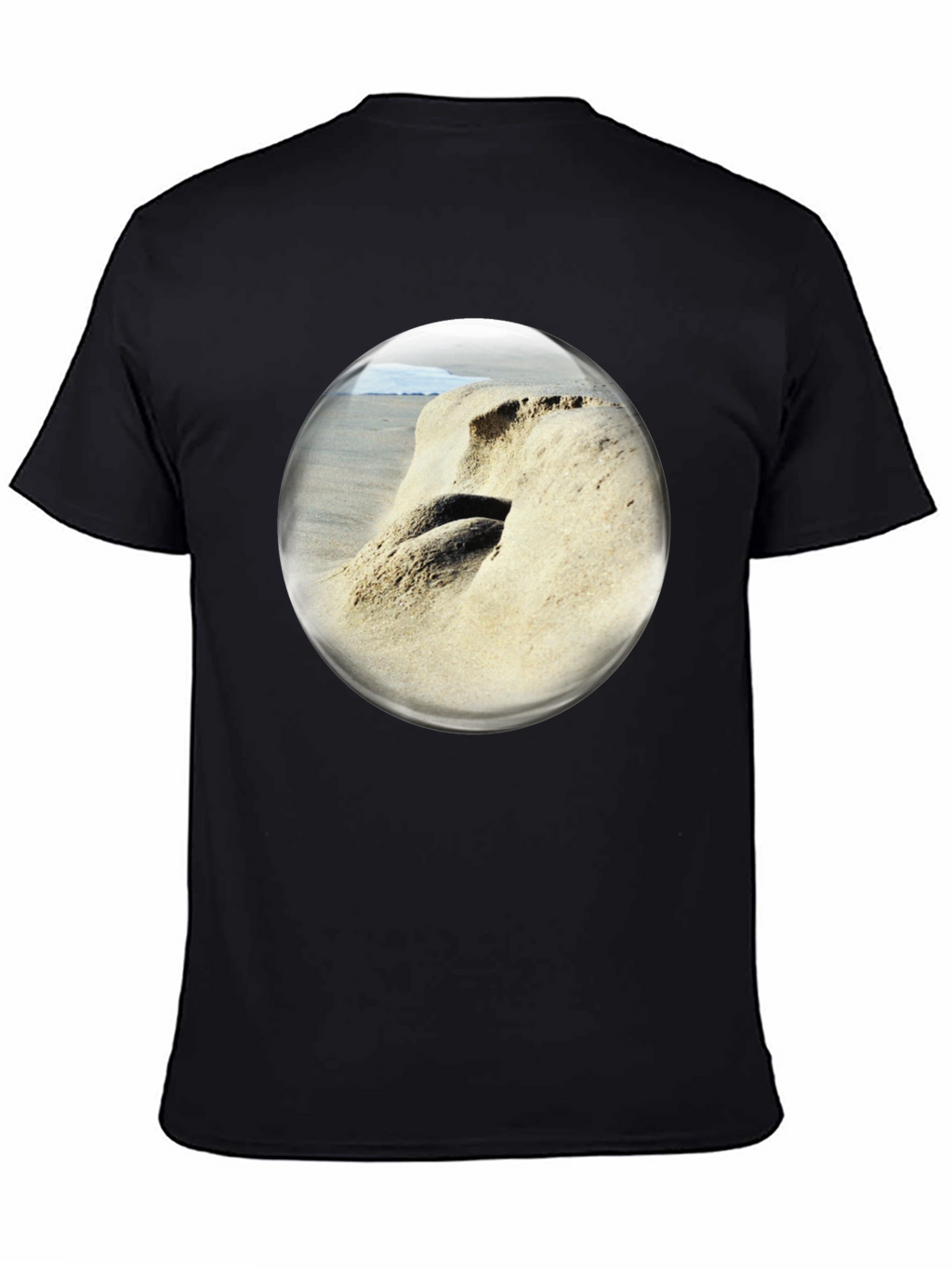 Beach Bubble T-Shirt: Coastal Vibes Unique Design