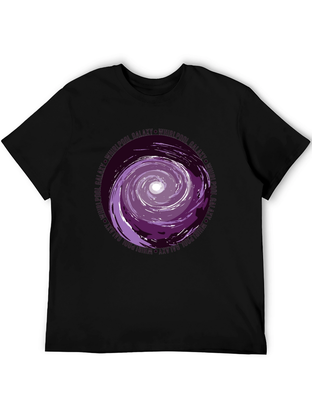 Whirlpool Galaxy Graphic Tee - Black