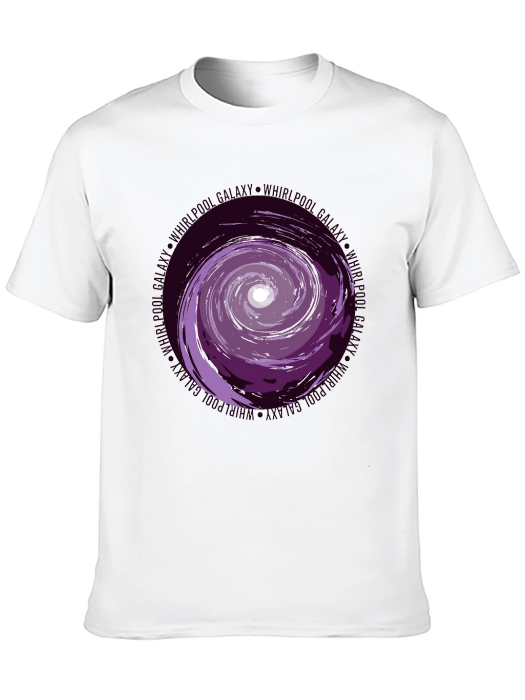 Whirlpool Galaxy Graphic Tee - Black