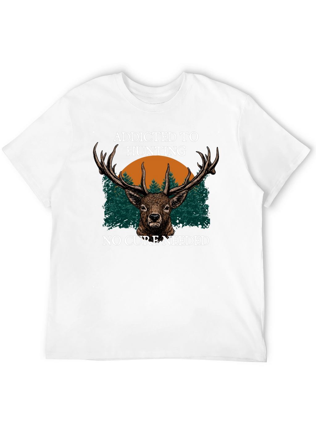 Addicted to Hunting Deer Graphic Tee