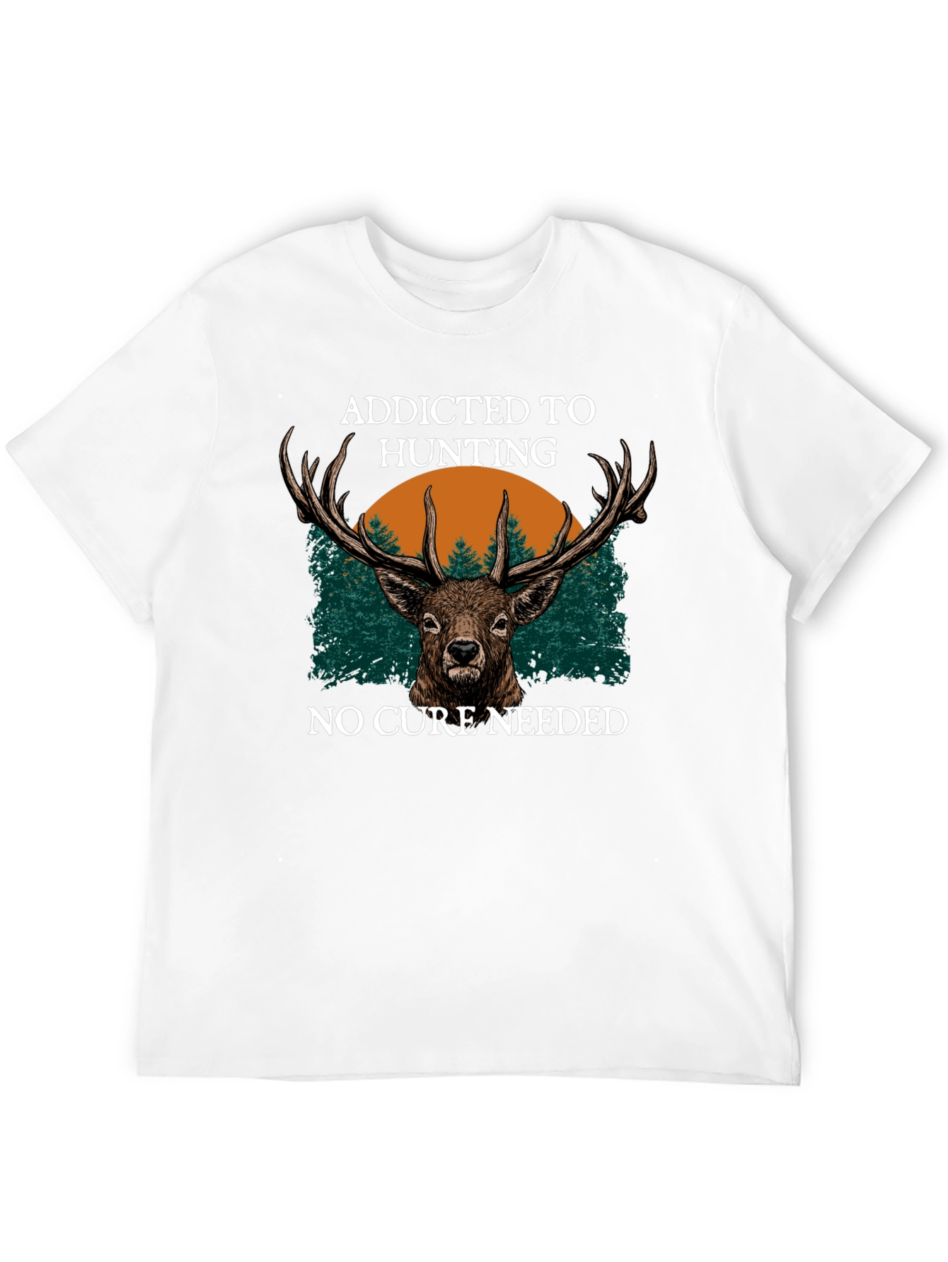 Addicted to Hunting Deer Graphic Tee