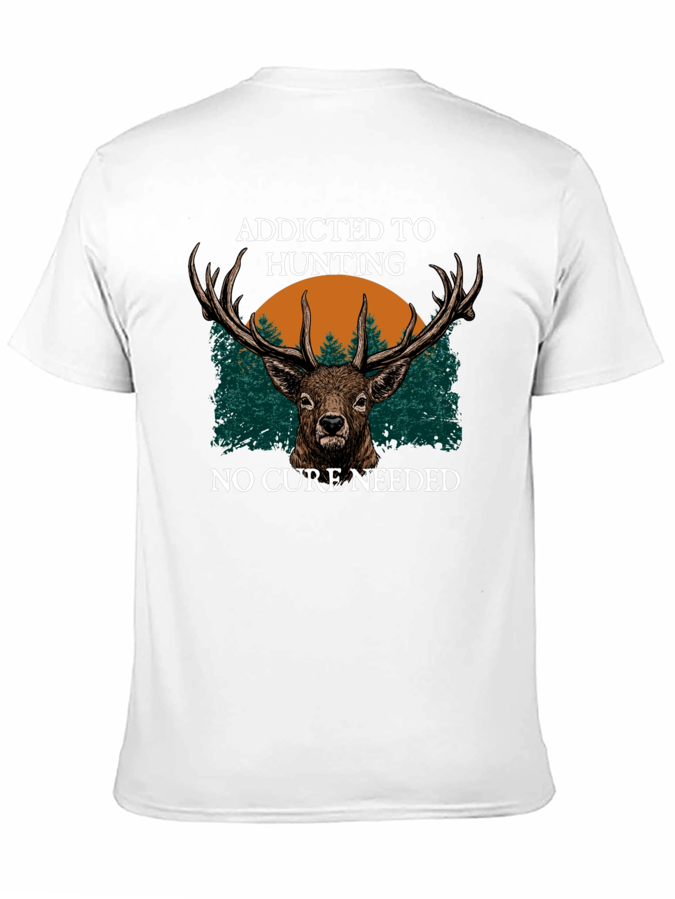 Addicted to Hunting Deer Graphic Tee