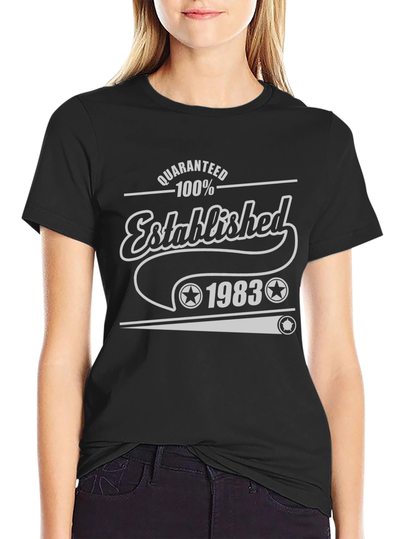 Established 1983 Graphic Tee - Black