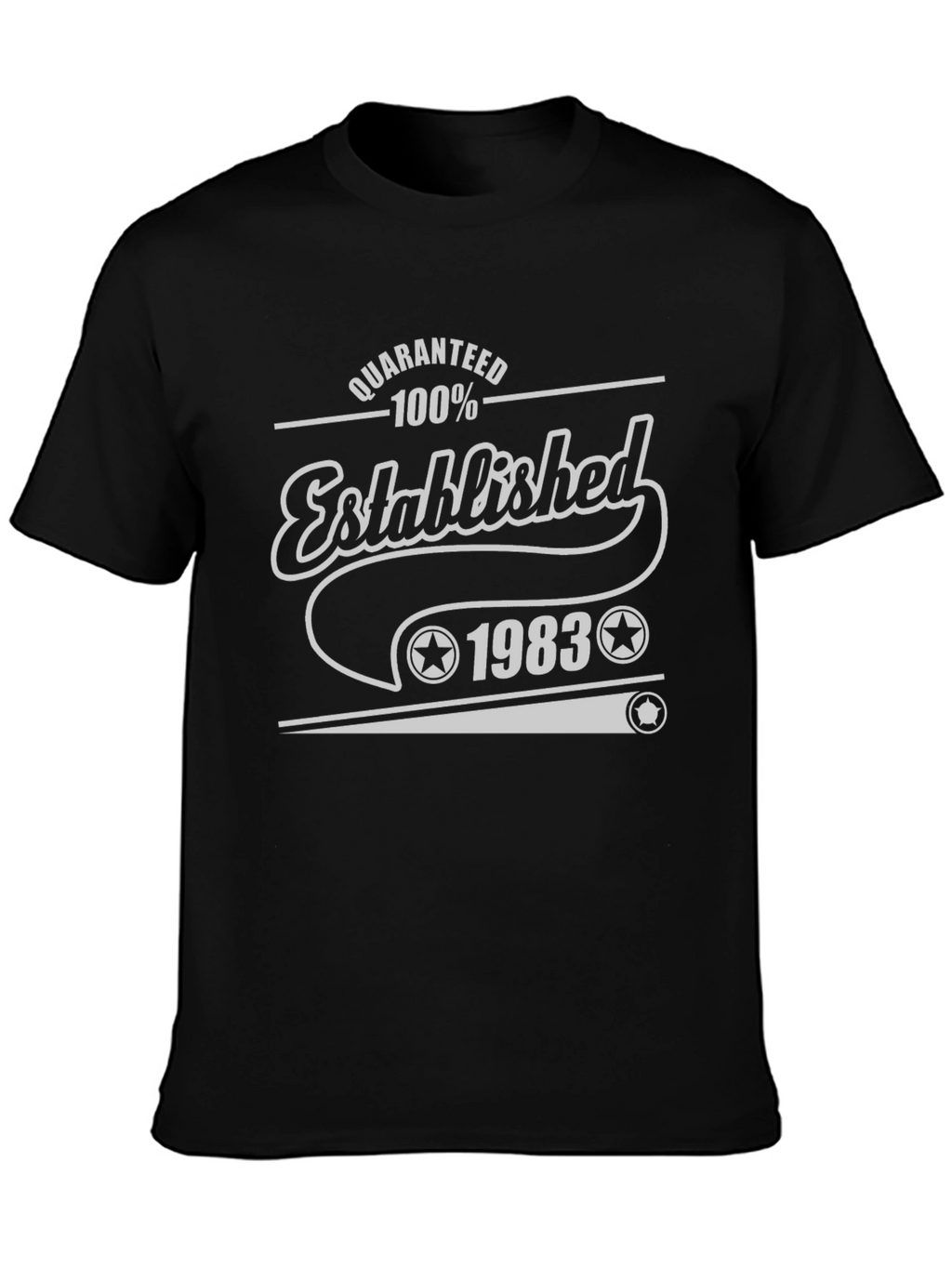 Established 1983 Graphic Tee - Black