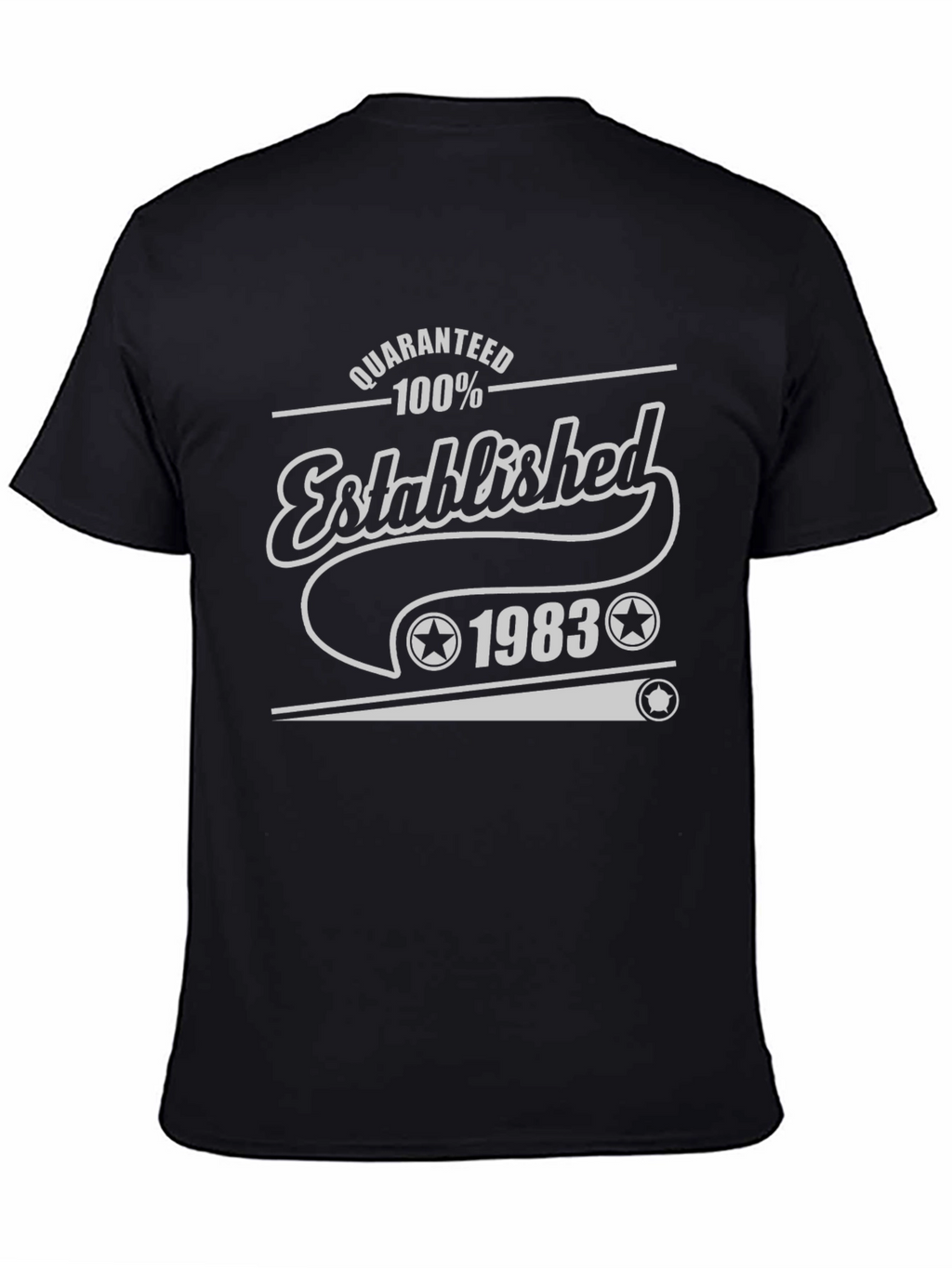 Established 1983 Graphic Tee - Black