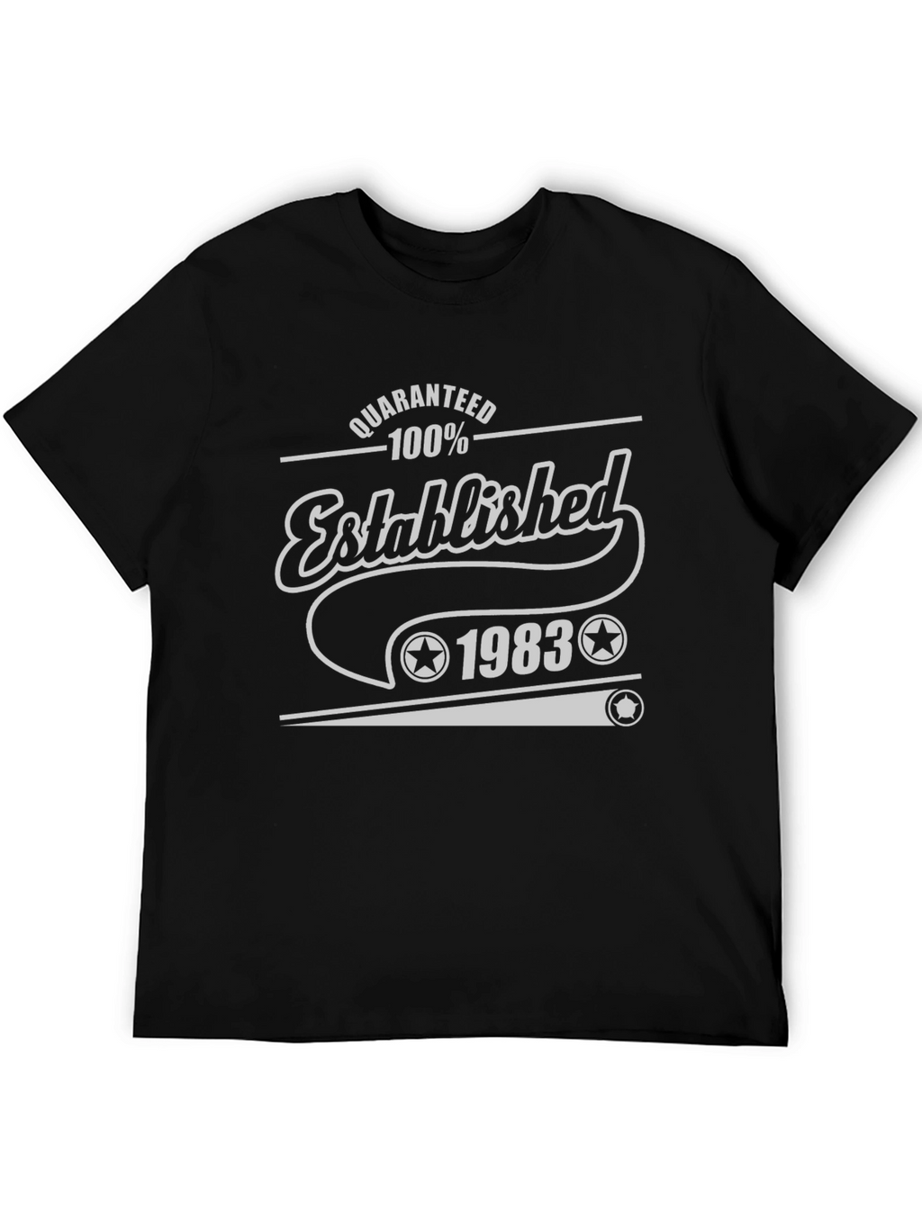 Established 1983 Graphic Tee - Black