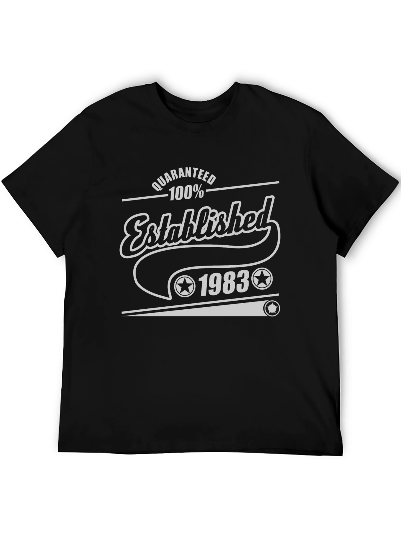 Established 1983 Graphic Tee - Black