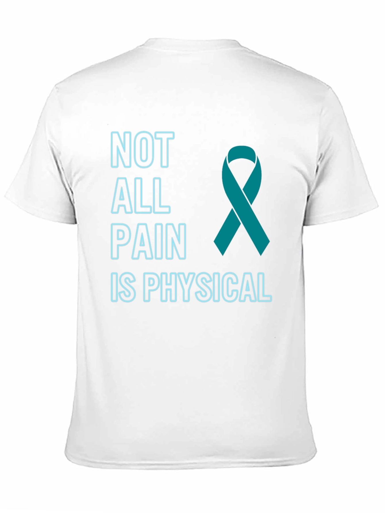 Mental Health Awareness T-Shirt - Teal Ribbon