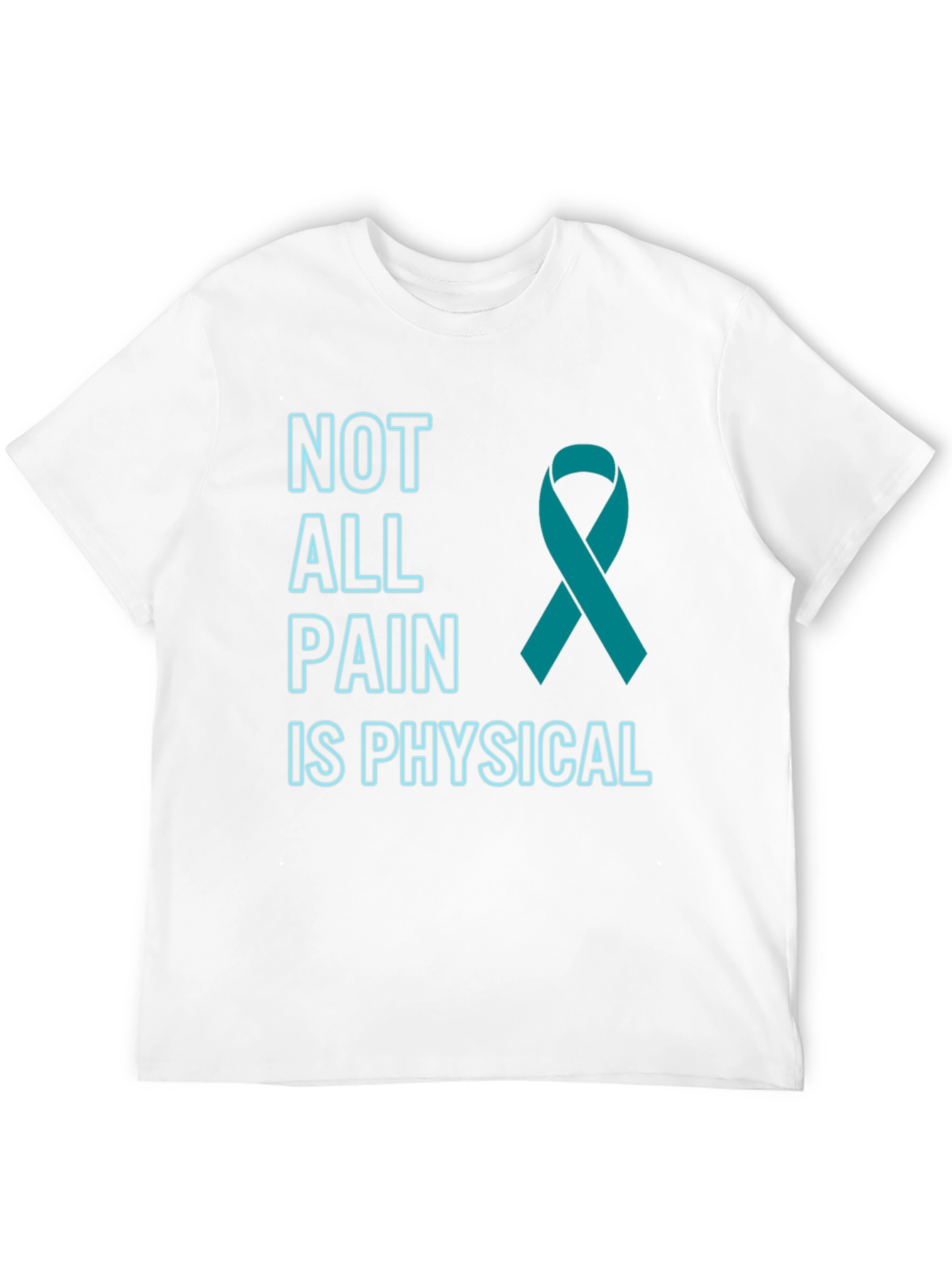 Mental Health Awareness T-Shirt - Teal Ribbon