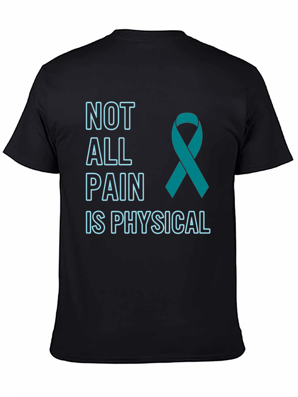 Mental Health Awareness T-Shirt - Teal Ribbon