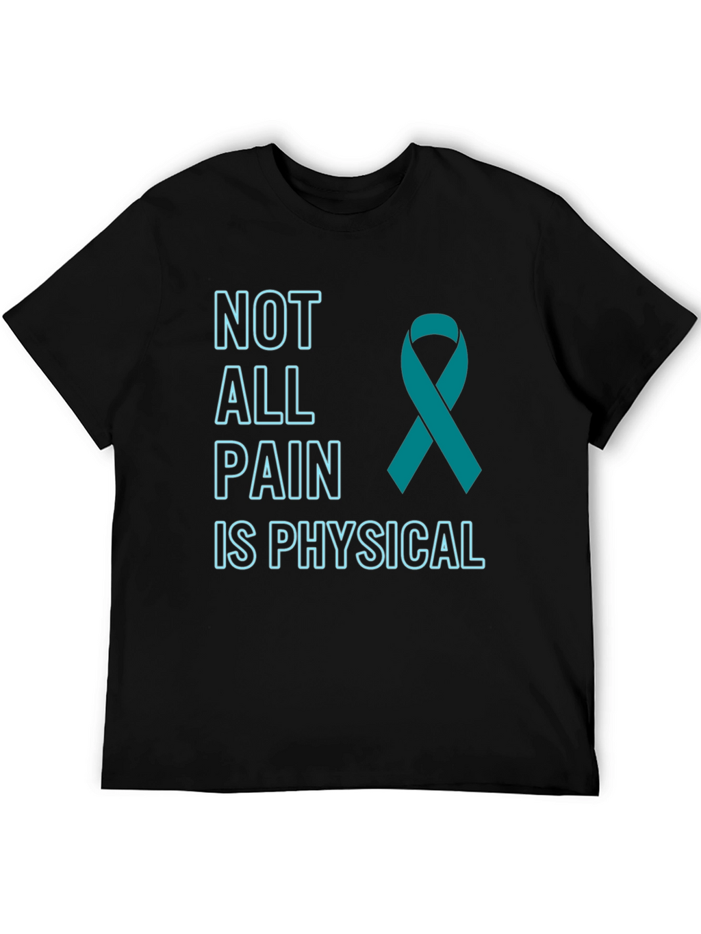 Mental Health Awareness T-Shirt - Teal Ribbon
