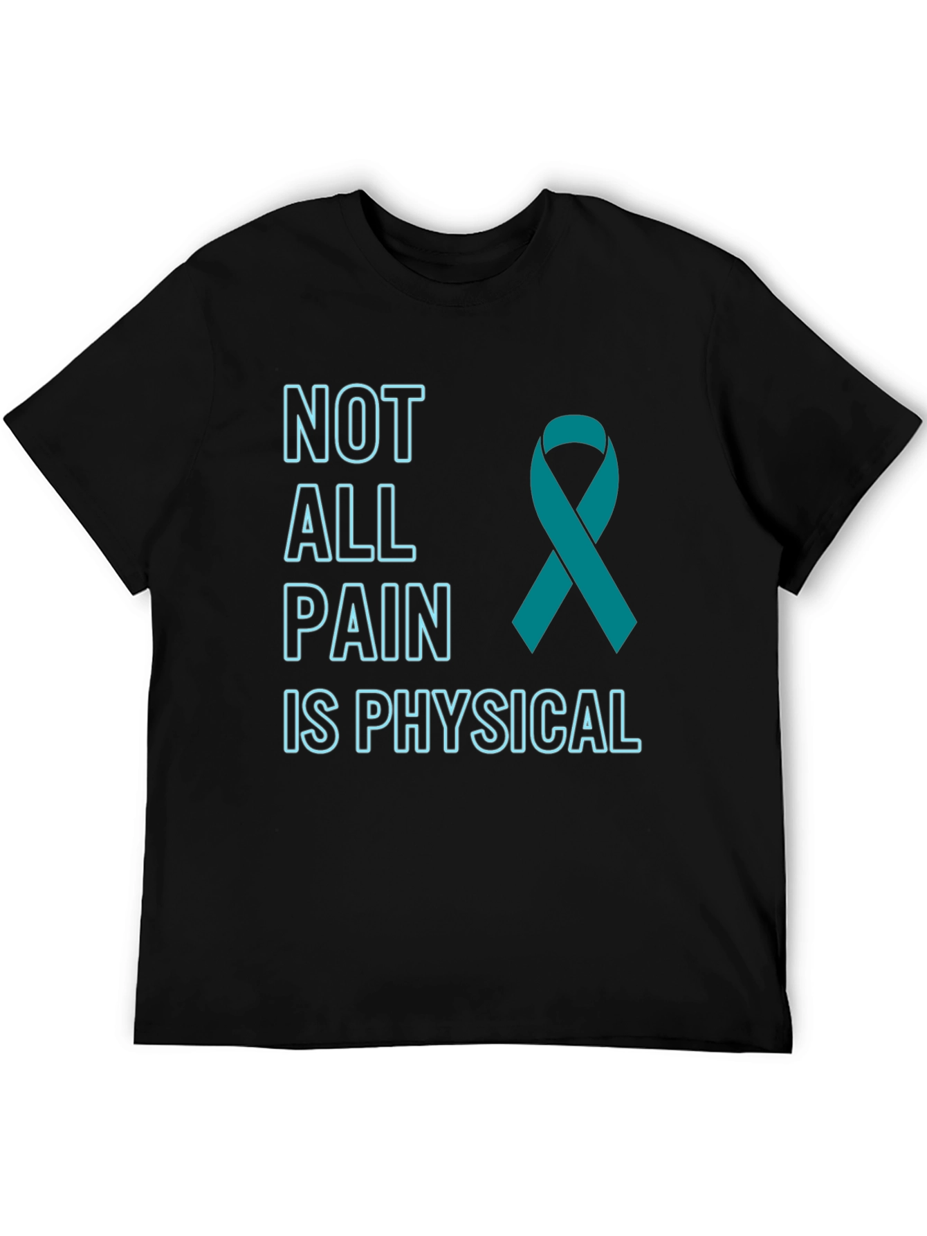 Mental Health Awareness T-Shirt - Teal Ribbon