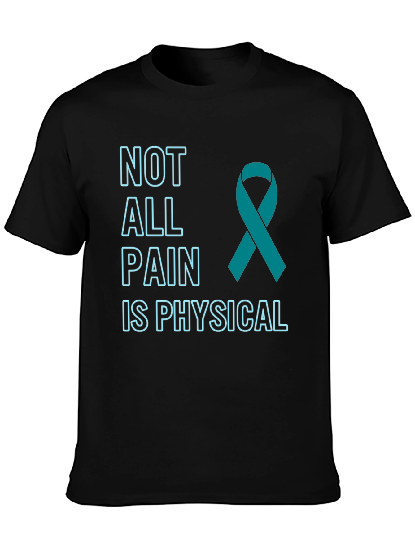 Mental Health Awareness T-Shirt - Teal Ribbon