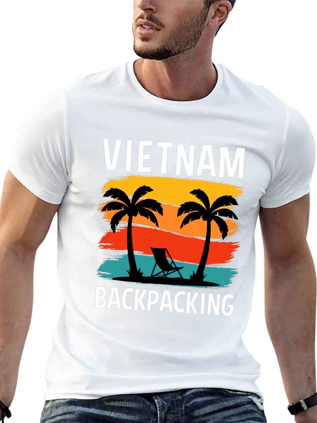 Vietnam Backpacking Graphic T-Shirt